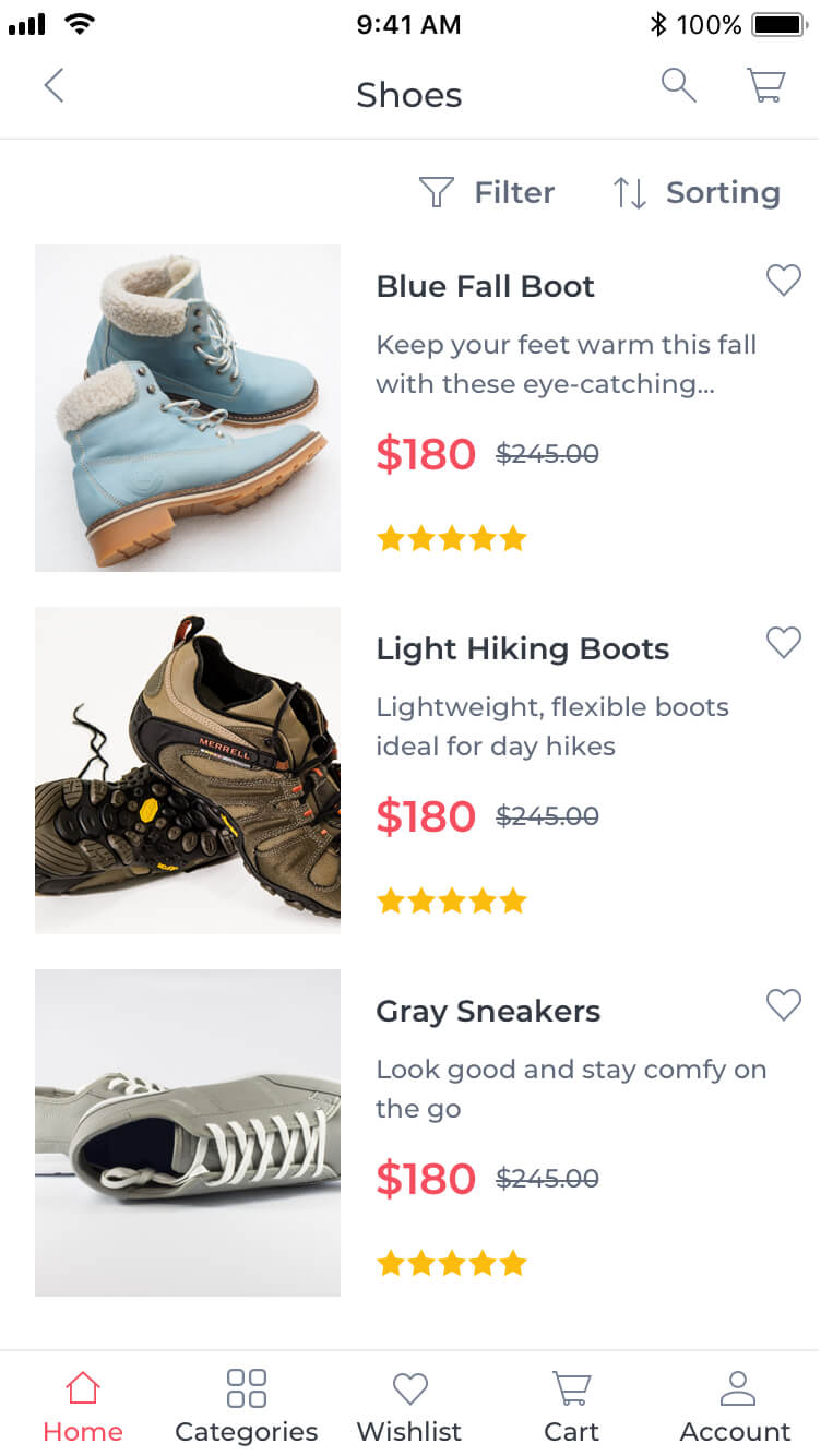 Catalog List Template