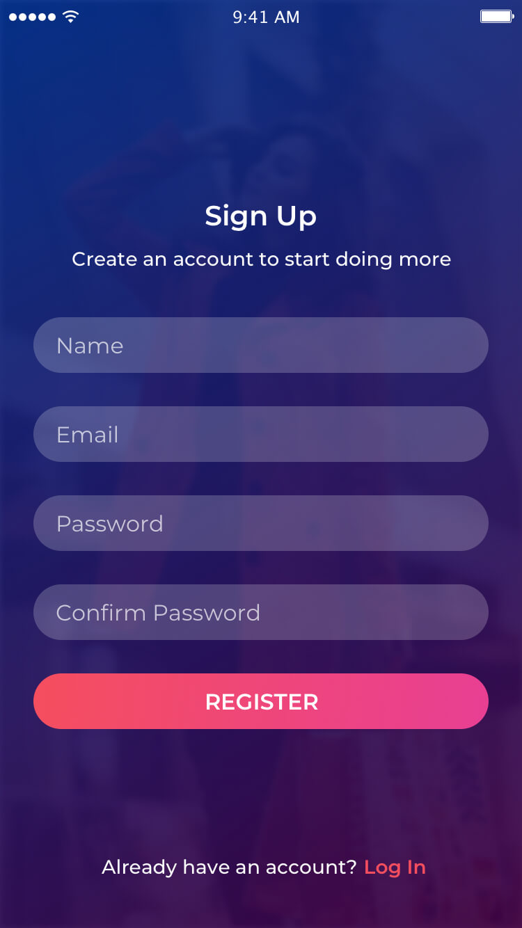 Singup UI Template