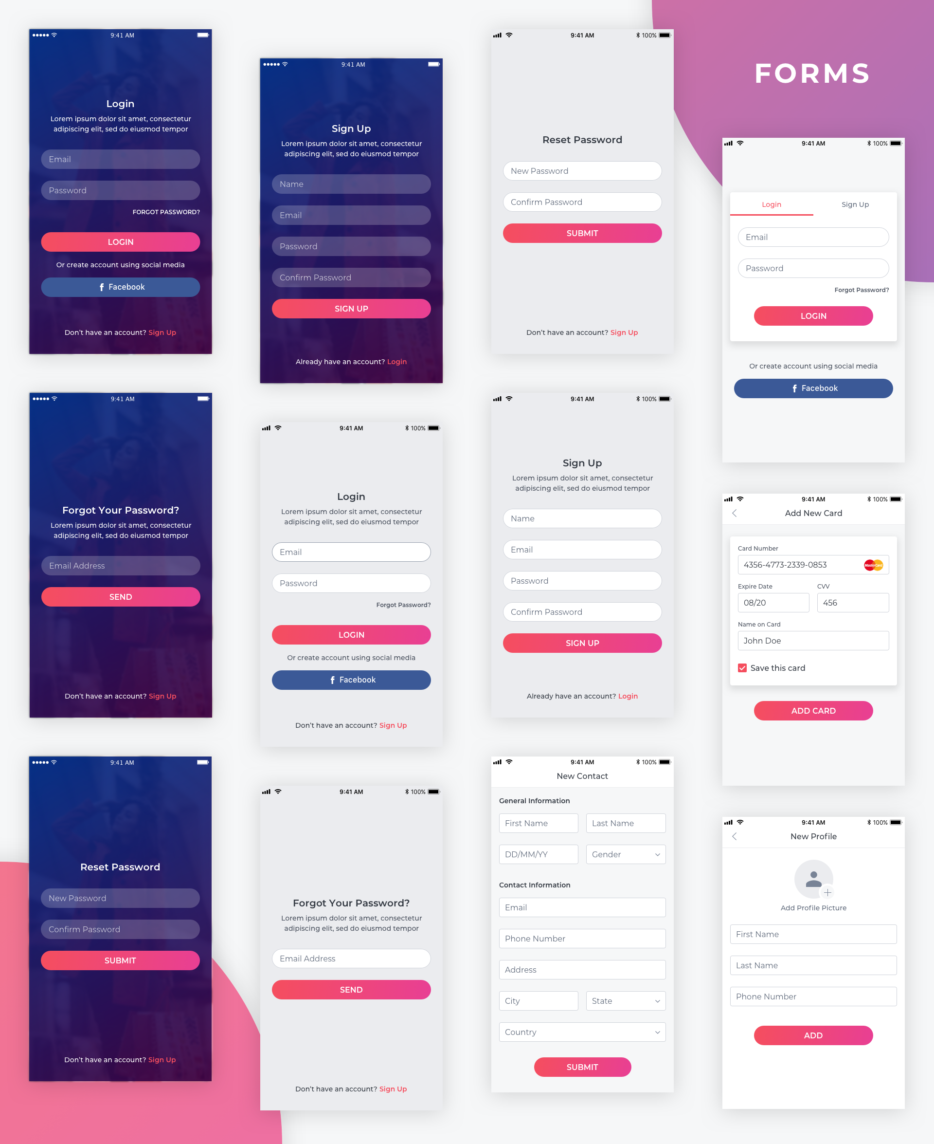 Essential UI Kit - Login Page